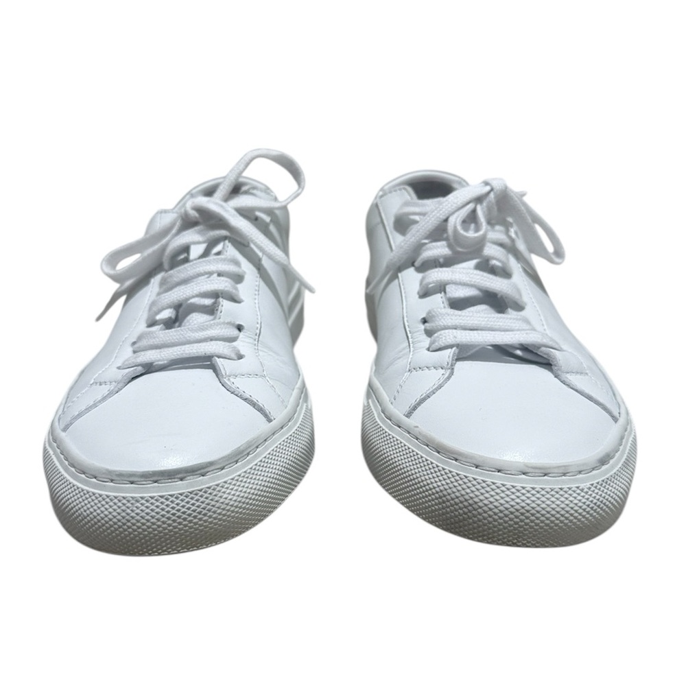 Common Projects Achilles Low Top Leather Casual Sneaker White Size 35 - Picture 9 of 14